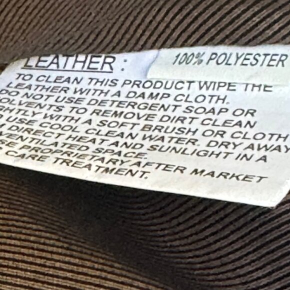 Soul Revolver Mens Leather Jacket With Stripes - Size M - Picture 8 of 10